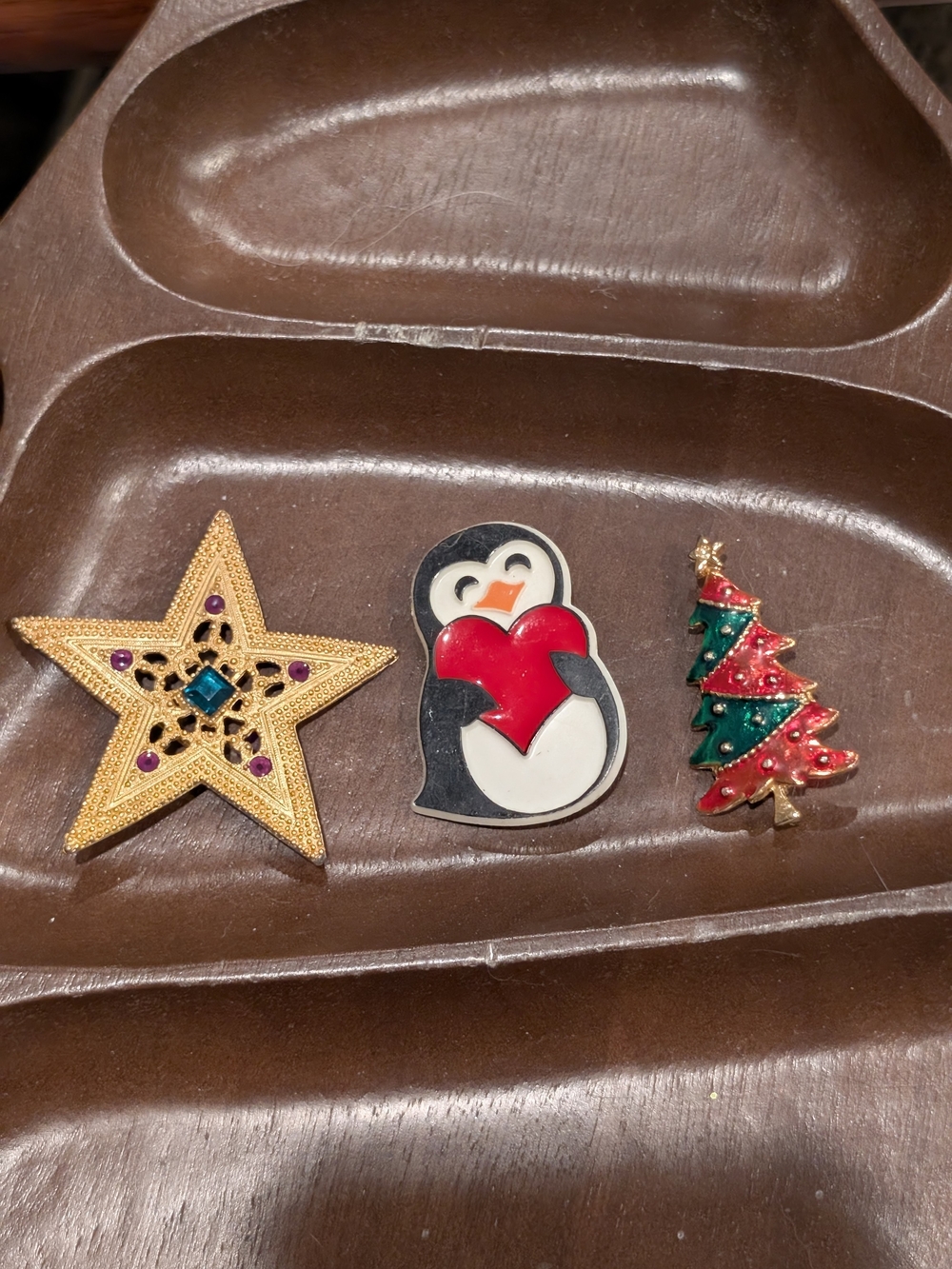Holiday Brooches